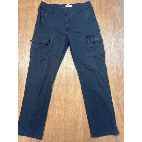 Wrangler Other - Wrangler Mens Relaxed Fit Cargo Pants Black Utility Workwear Trousers 34x34